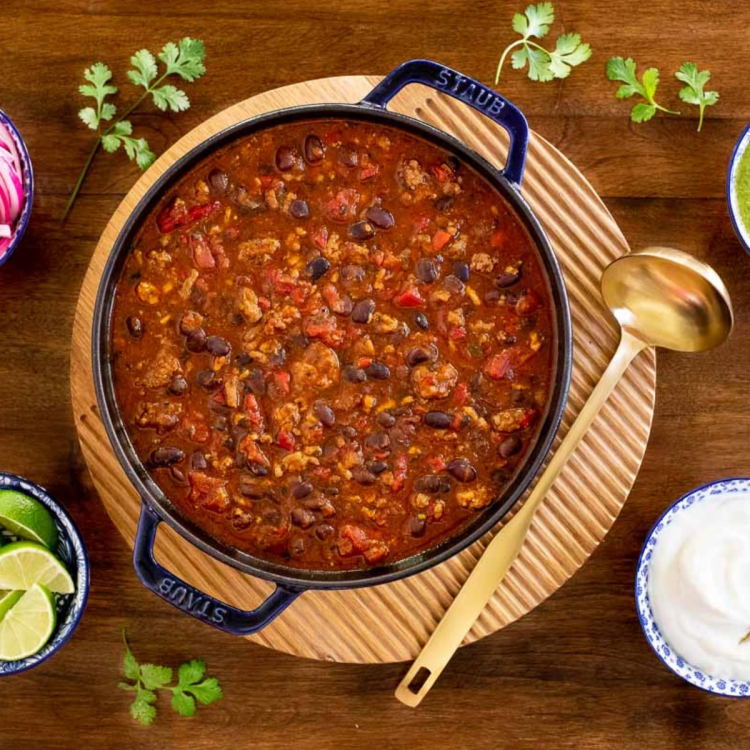 Three-Bean Turkey Chili