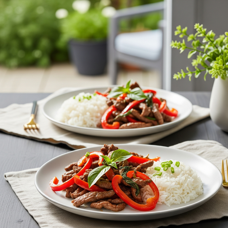 Thai Basil Beef Stir-Fry
