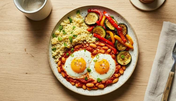 Harissa Baked Eggs