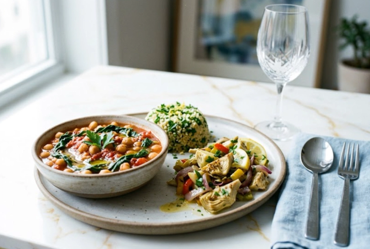 Chickpea Spinach Stew