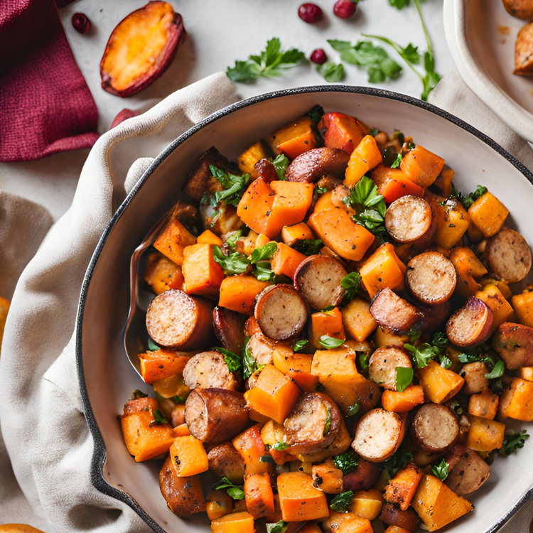 Chicken Apple Sausage Hash