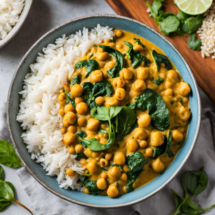Chickpea Spinach Curry