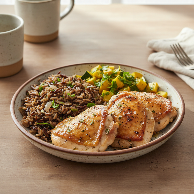 Herb-Roasted Chicken Thighs