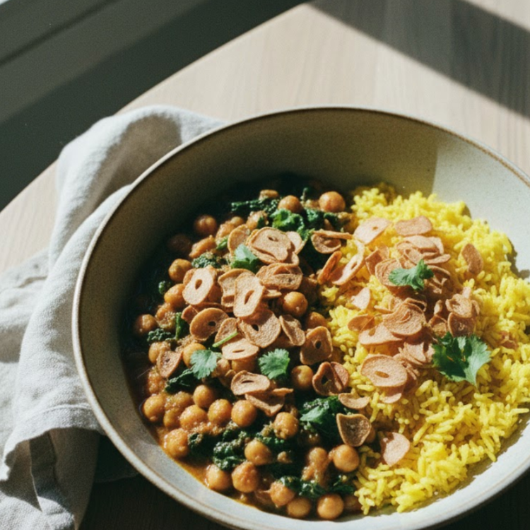 Turmeric Chickpea Stew