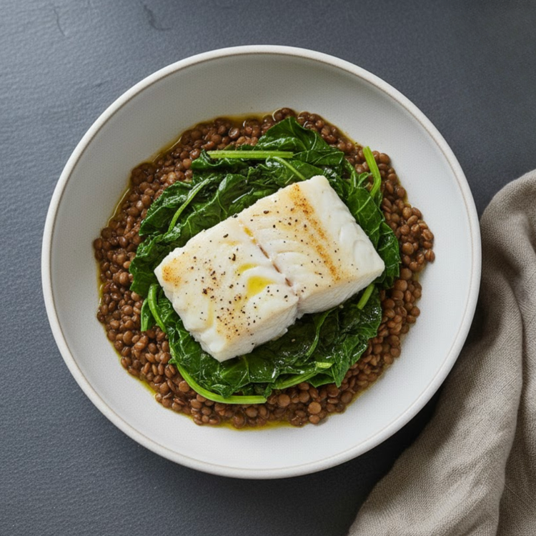 Olive Oil-Poached Cod