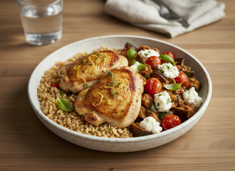 Lemon-Thyme Chicken Thighs