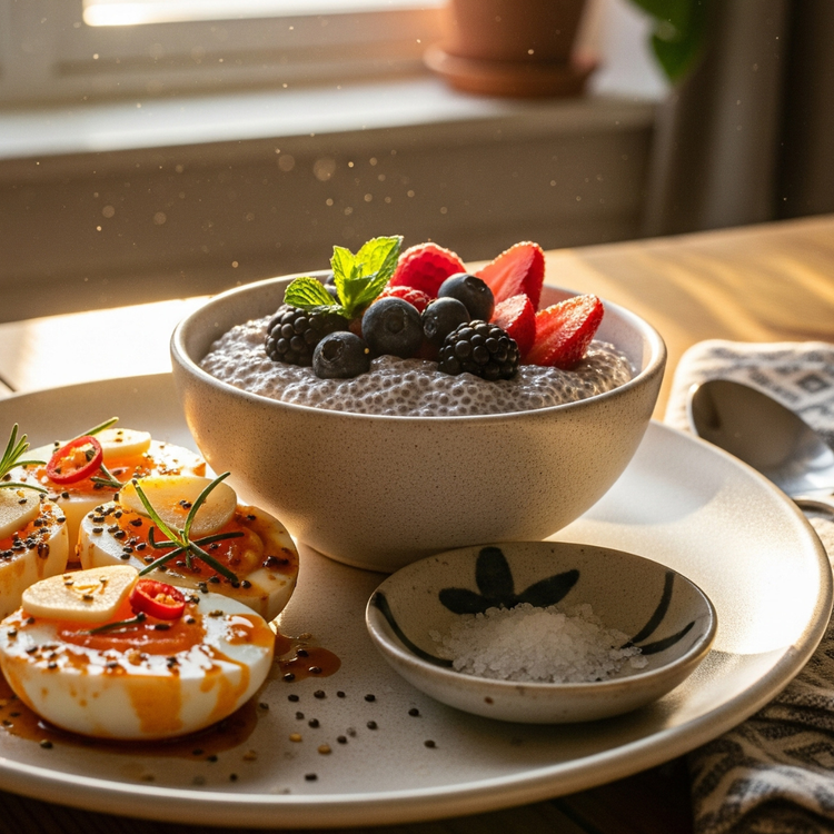 Vanilla Berry Chia Pudding