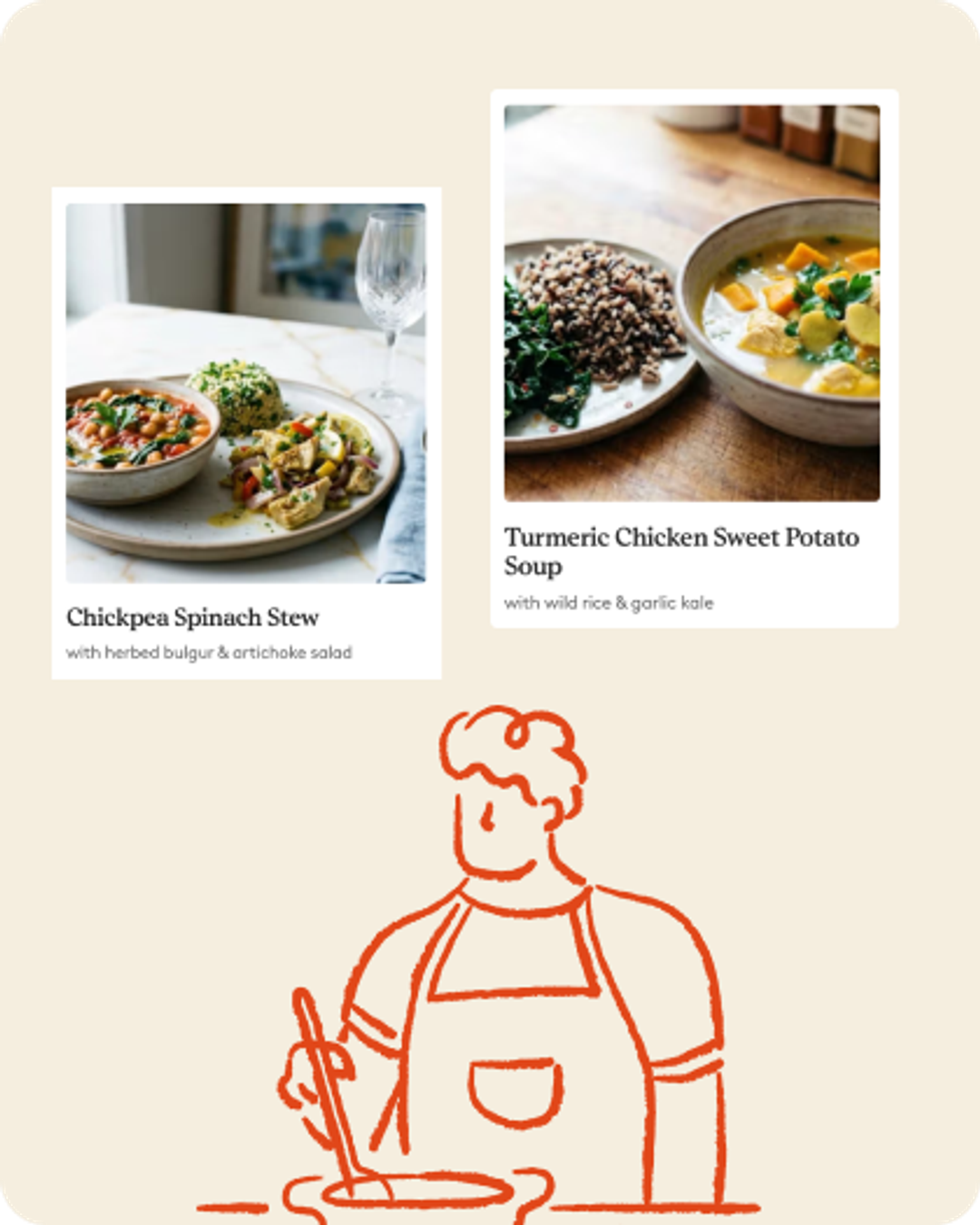 We propose your menu