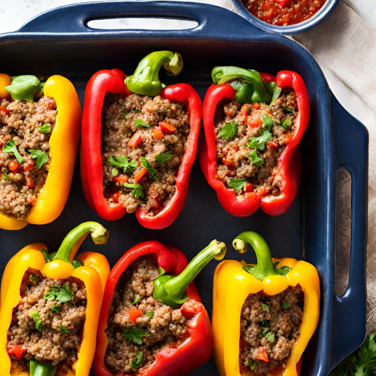 Beyond Meat Stuffed Peppers