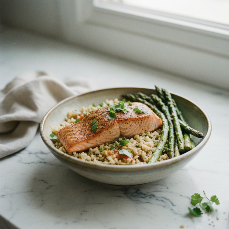 Chili-Lime Salmon Bowl
