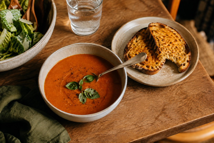 Roasted Tomato Basil Soup