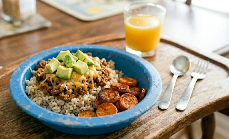 Mild Turkey Taco Bowl