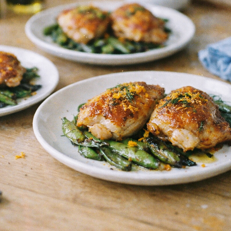 Roasted Chicken Thighs