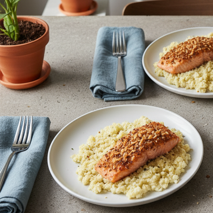 Garlic Parmesan Salmon