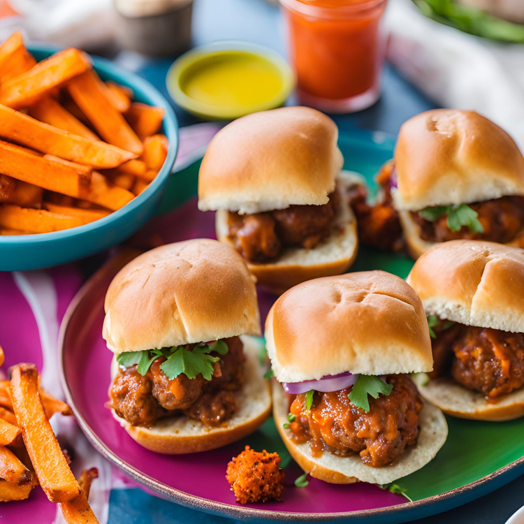 Mini Beef Meatball Sliders