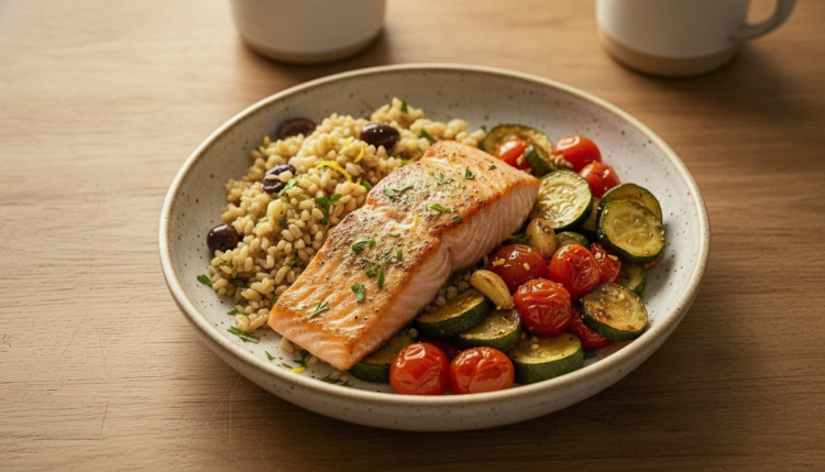 Seared Salmon Bowl