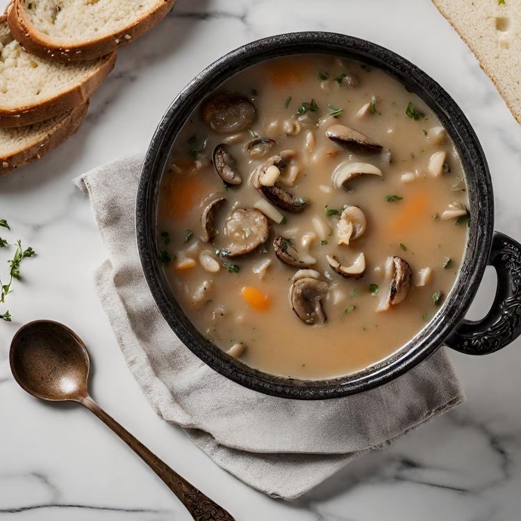 Wild Rice Mushroom Soup