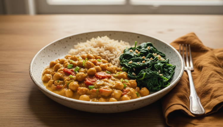 Golden Chickpea Coconut Curry