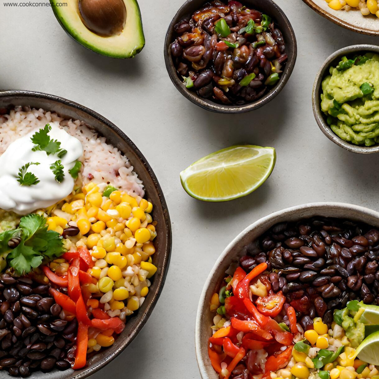 Vegan Black Bean Burrito Bowl