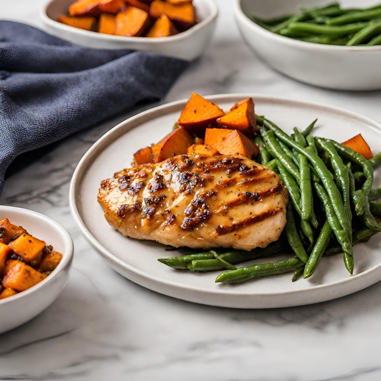 Maple Mustard Glazed Chicken