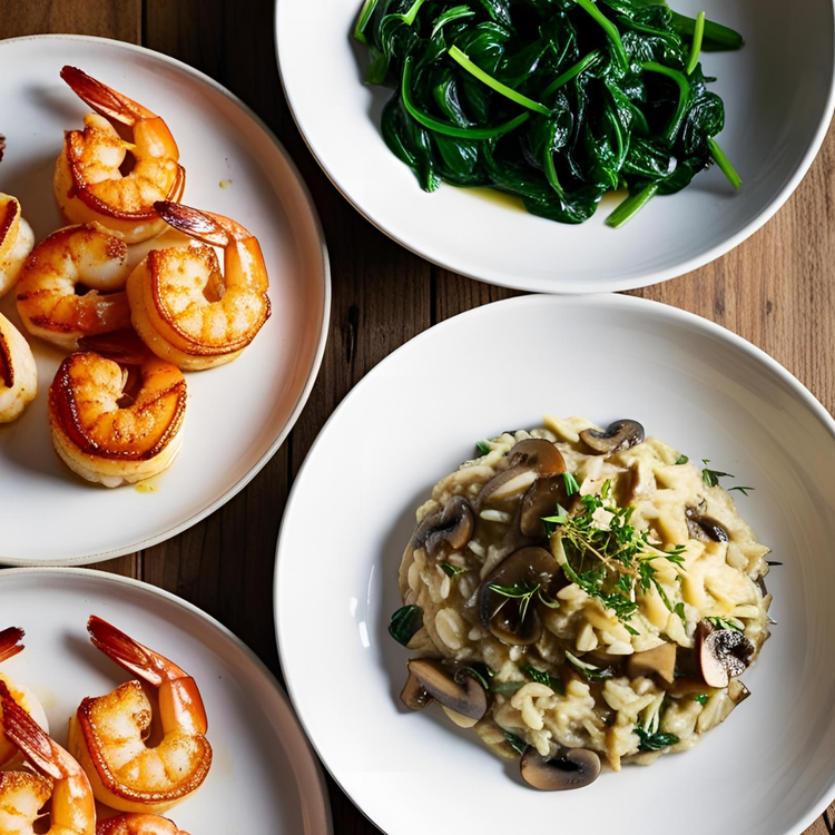 Seared Shrimp Risotto