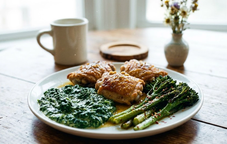 Garlic Butter Chicken Thighs