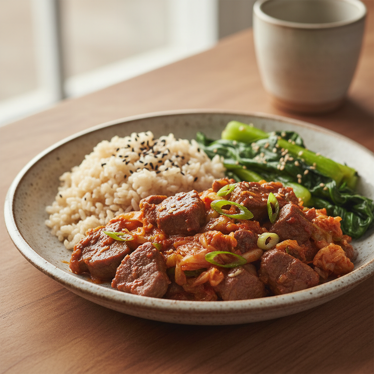 Kimchi Beef Stir-Fry