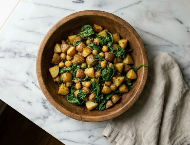 Roasted Chickpeas & Potatoes
