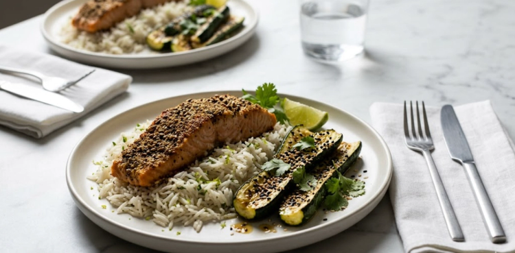 Cardamom-Coriander Salmon