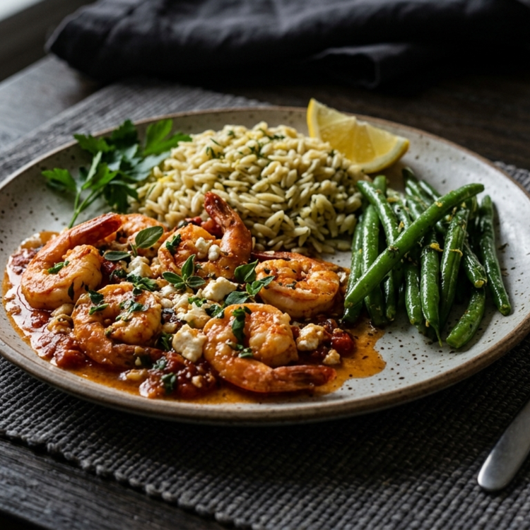 Greek Shrimp Saganaki