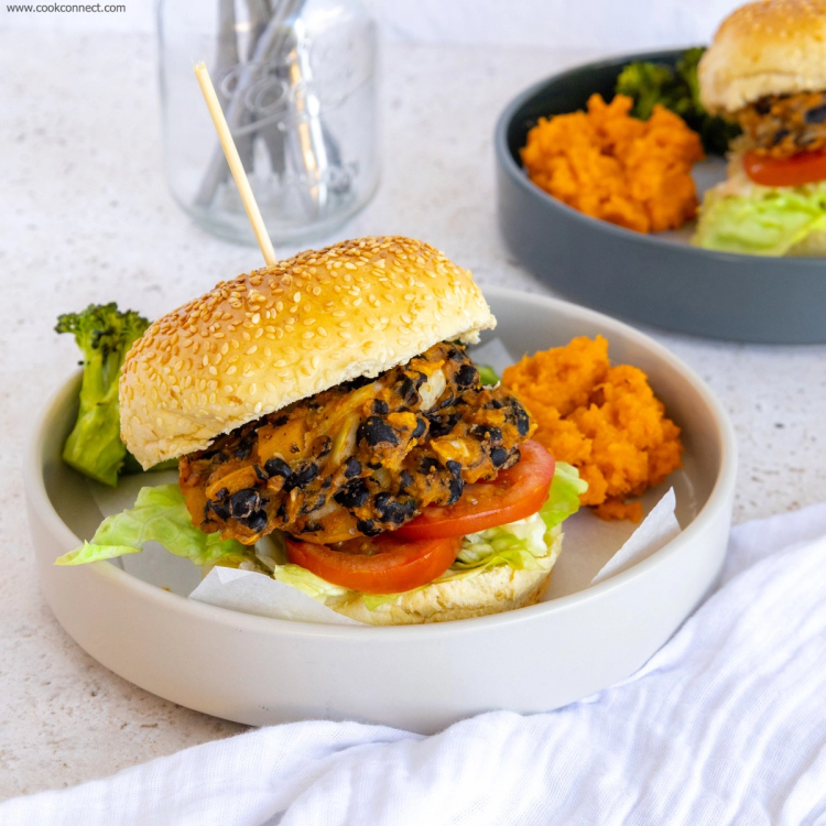 Smoky Black Bean Burgers