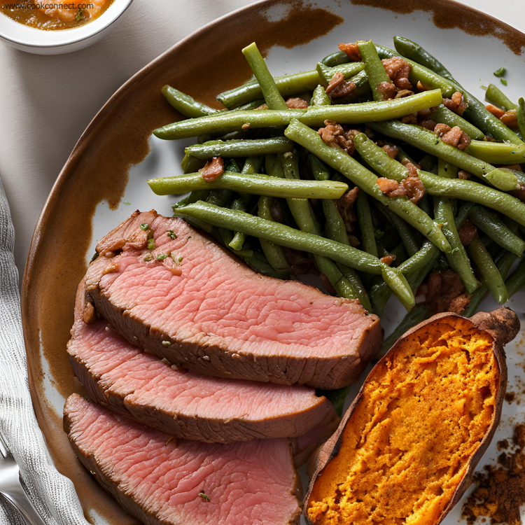 Sliced Beef Sweet Potato