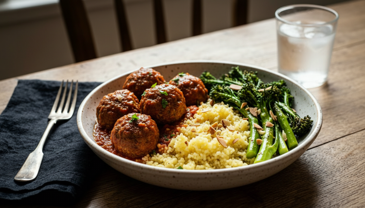 Harissa Turkey Meatballs