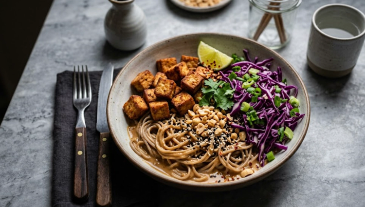 Thai Peanut Noodle Bowl
