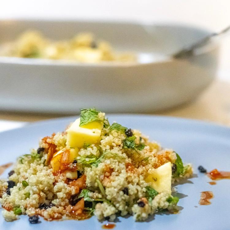 Curry Quinoa Apple Salad