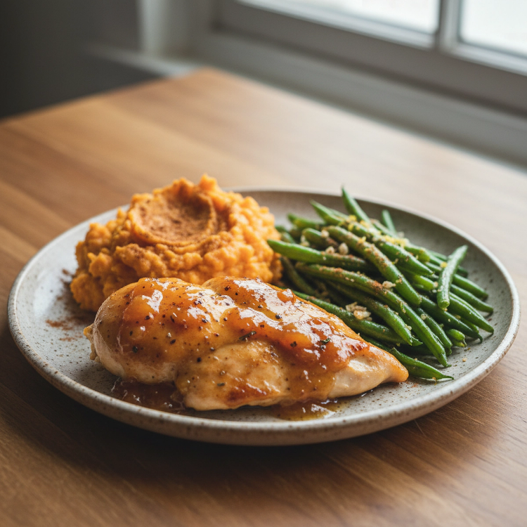 Honey-Peach Glazed Chicken Breast