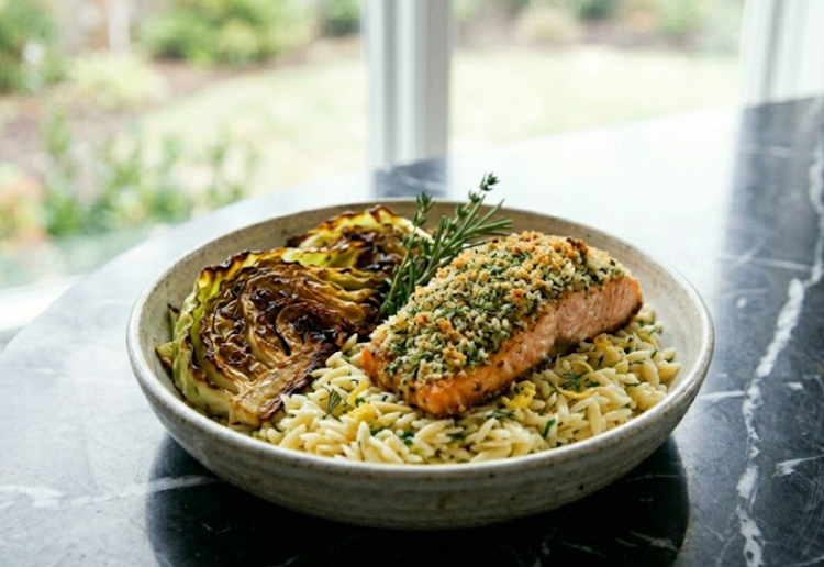 Herb-Crusted Salmon