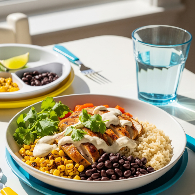 Street Corn Chicken Bowl