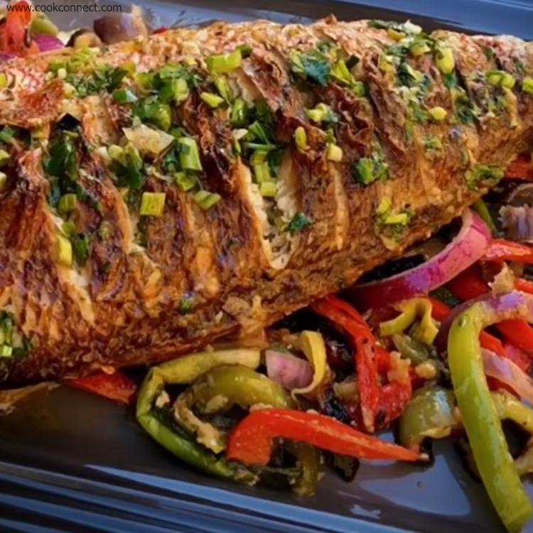 Roasted Whole Snapper