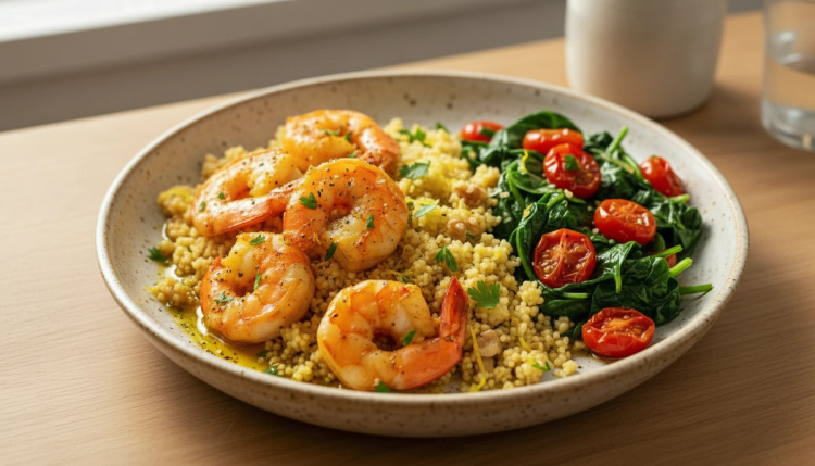 Turmeric Baked Shrimp