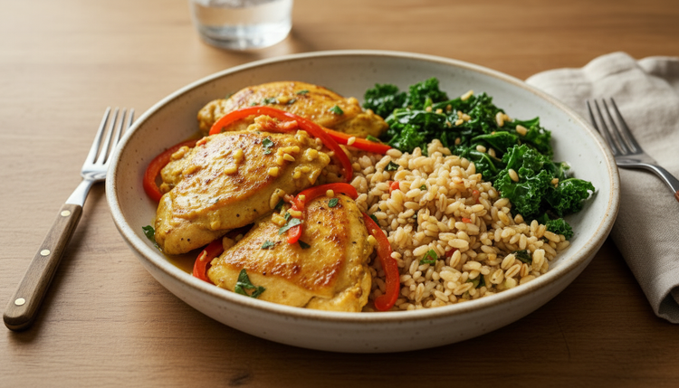 Turmeric-Ginger Chicken Thighs