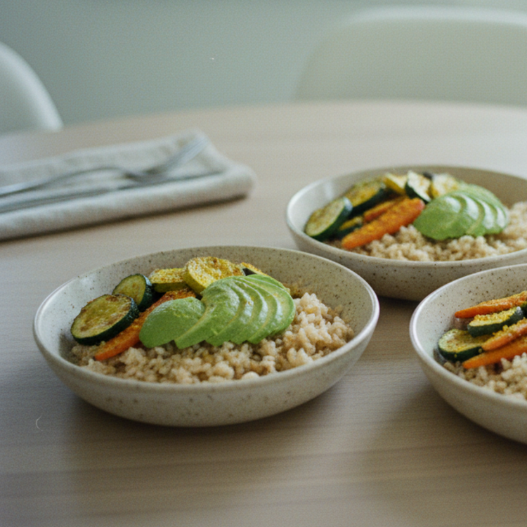 Turmeric Vegetable Rice Bowl