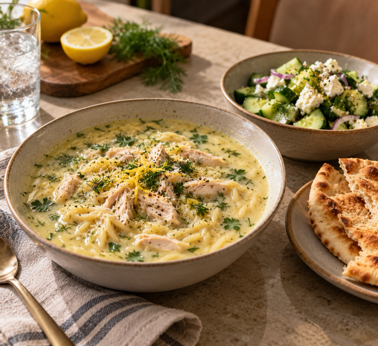Chicken Avgolemono Soup