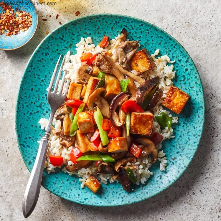 Ginger Tofu Stir-Fry