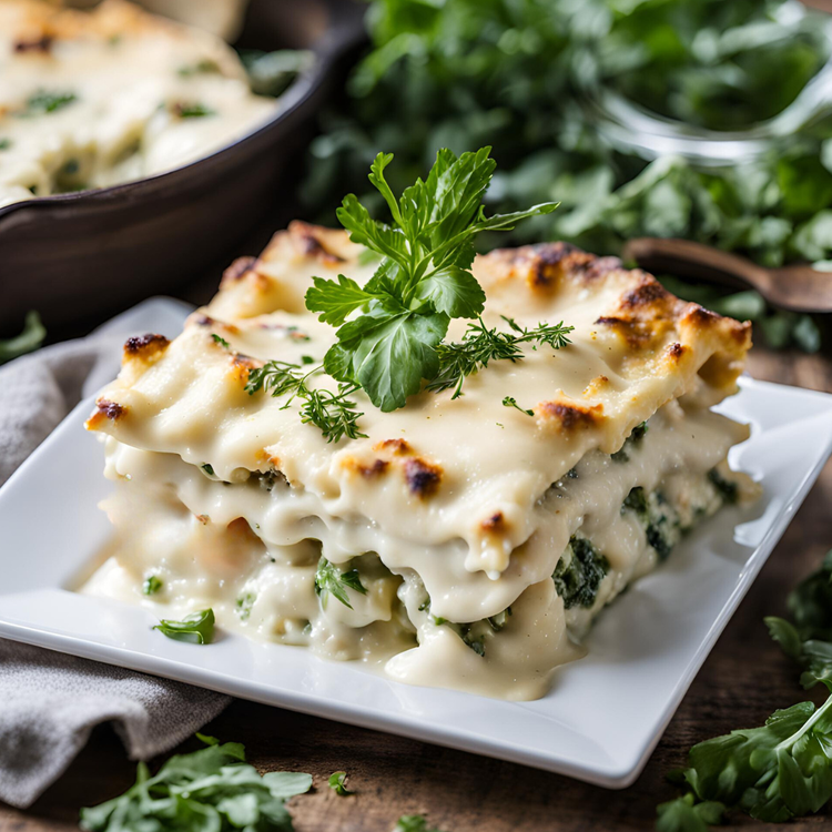 White Veggie Lasagna