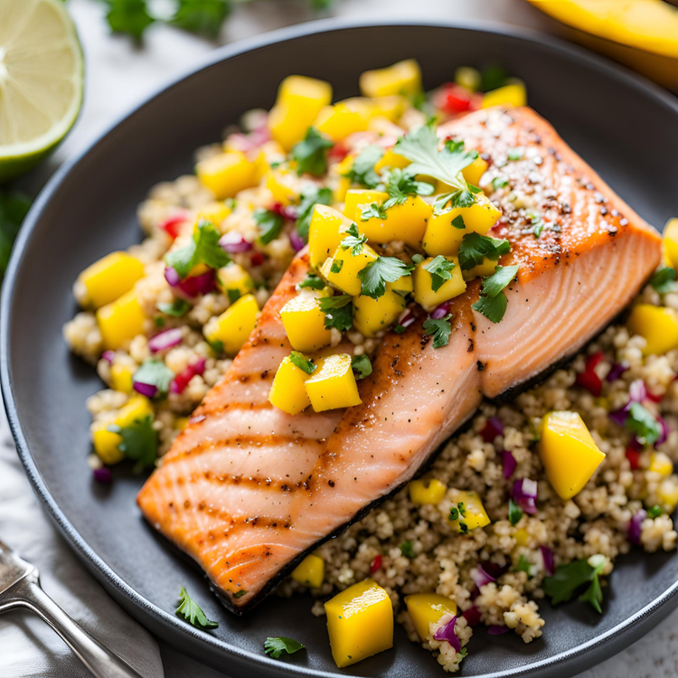 Mango Salsa Salmon