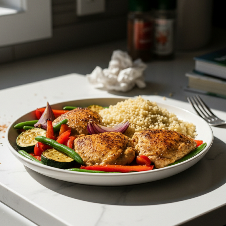 Lemon-Garlic Chicken Thighs