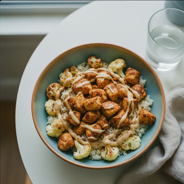 Ginger-Garlic Chicken Bowl