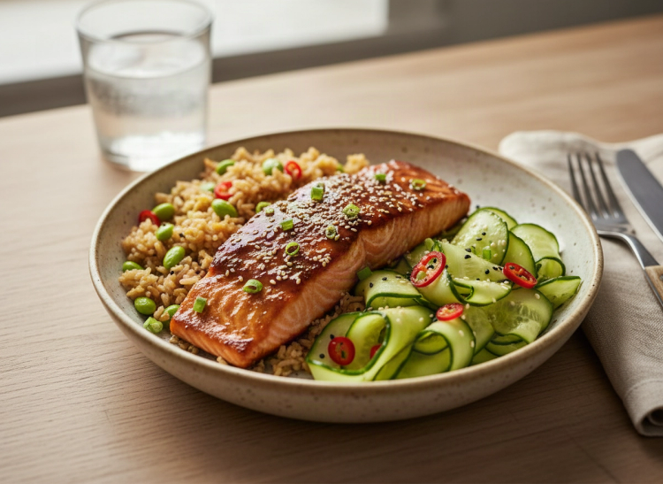 Soy-Ginger Glazed Salmon