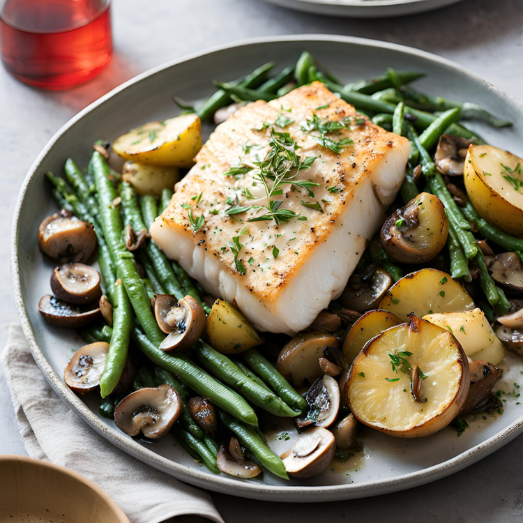 Provençal Baked Cod